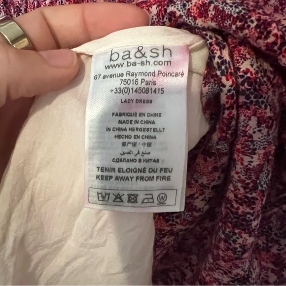 ba&sh Nina Tiered Crepe Dress - Picture 4 of 7